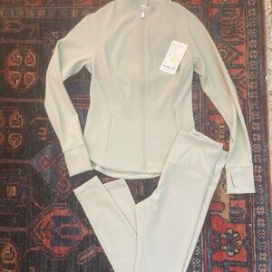 Athleta Salutation Ribbed Jacket & Leggjngs